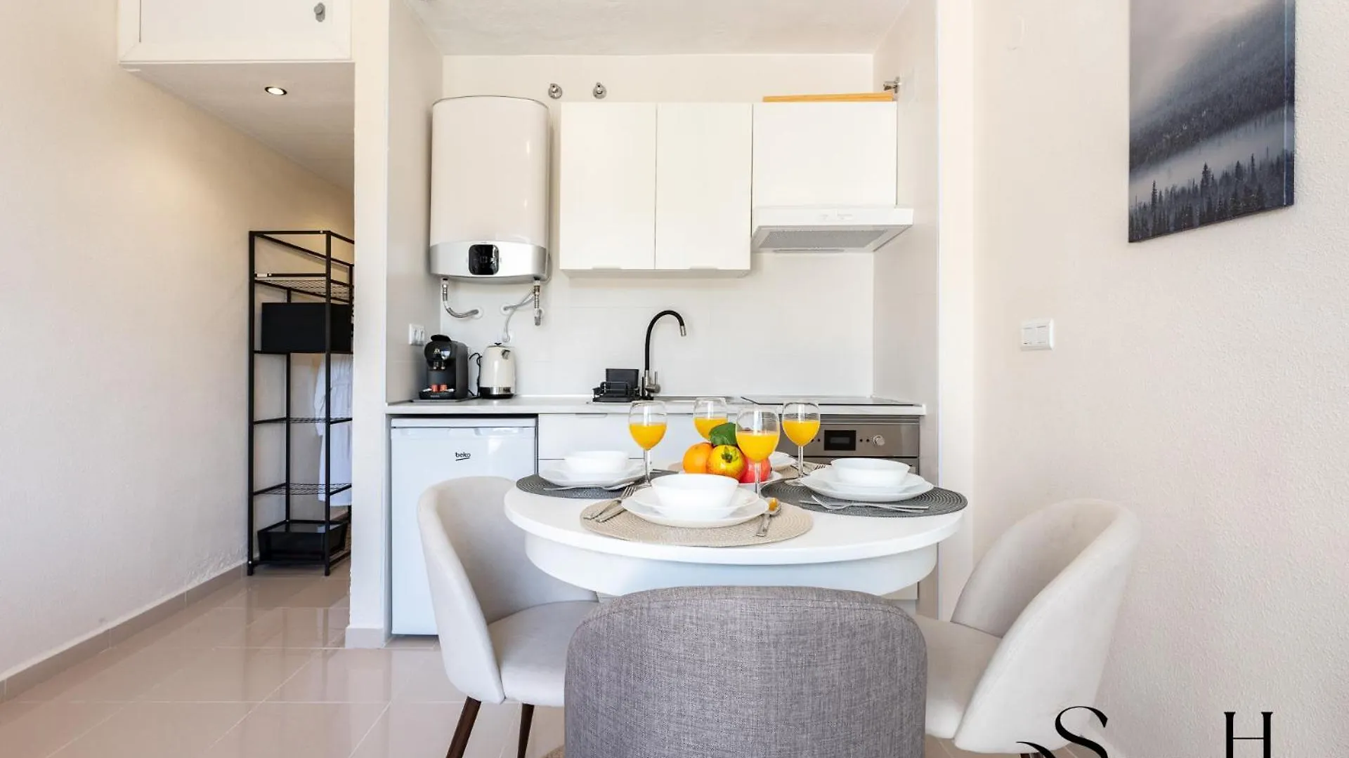 Torcal Stylish Studio With Sea View Terrace Benalmadena Apartment